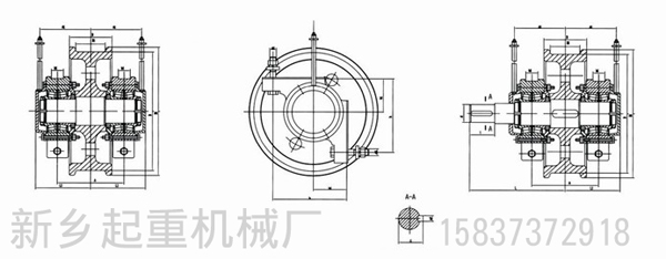 起重機行車輪簡圖